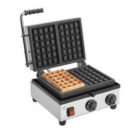 photo Milan Toast - WAFFLE plate 4 x 6 with cooking surface 29 x 25 cm - 2 waffles 4